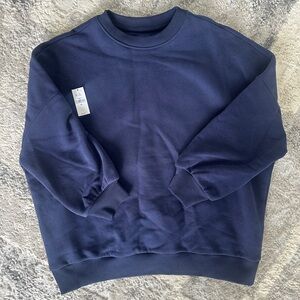 Gap maternity navy sweatshirt new XS